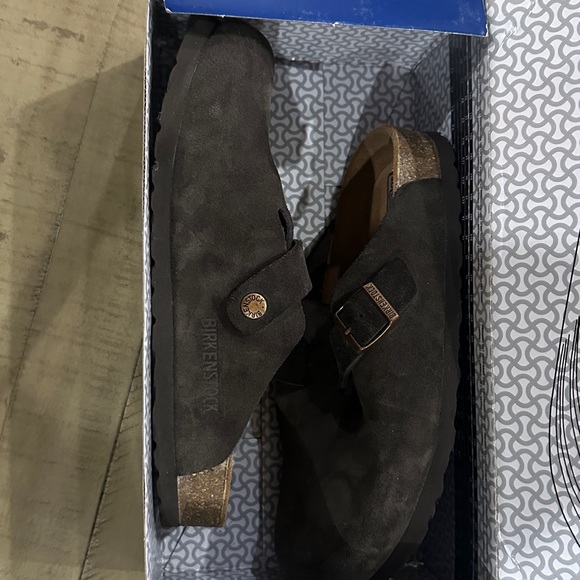 Birkenstock Dark Brown Slip-On Loafers - Picture 2 of 6